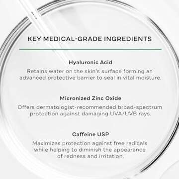 Replenix Hydrating Antioxidant Tinted Mineral Sunscreen with Medical-Grade Zinc, Dermatologist-Developed Oil-Free SPF 50+ for Face & Body (4 fl. oz.)