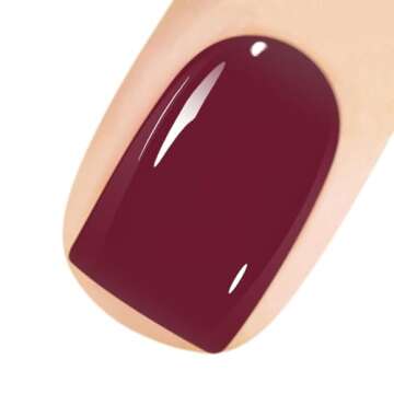Vishine Gelpolish Professional Manicure Salon UV LED Soak Off Gel Nail Polish Varnish Color Dark Red...