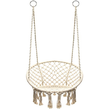 Sorbus Boho Swing Chair - Premium Hanging Hammock for All