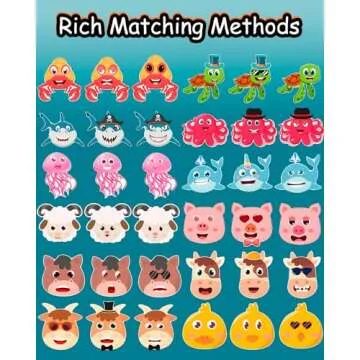 36 Sheets Creative Make Your Own Stickers for Kids - SmilinFit Animal Fun