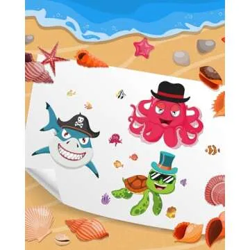 36 Sheets Creative Make Your Own Stickers for Kids