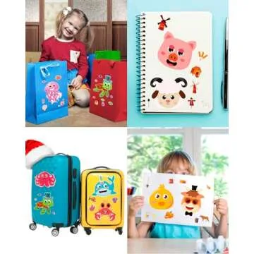 36 Sheets Creative Make Your Own Stickers for Kids