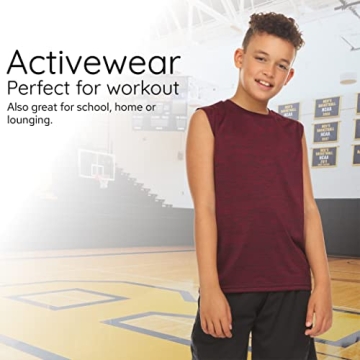 Boys Active Shirts - Quick-Dry Athletic Workout Pack