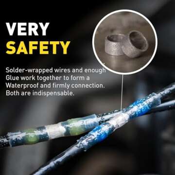 Haisstronica 120PCS Weatherproof Solder Seal Connectors