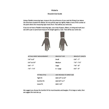 Shop Miabella’s Solid Gold over Silver Bracelet for Men