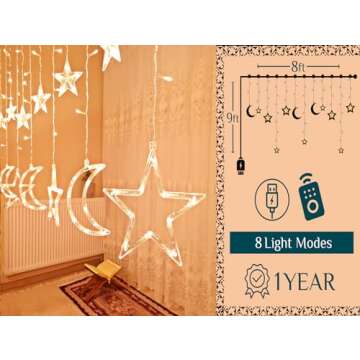 OLEEK Ramadan lights decorations led - Ramadan decorations for home 2025 - Ramadan decor - Ramadan g...