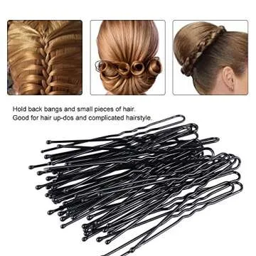 ICYANG 200Pcs U Shape Bobby Pins for Thick Hair