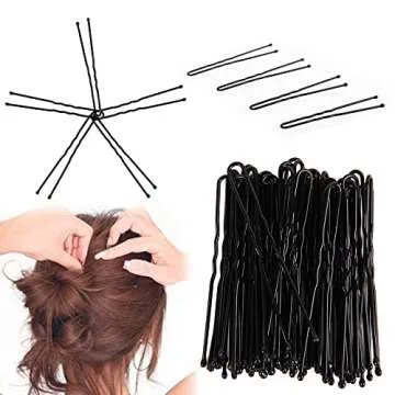 ICYANG 200Pcs U Shape Bobby Pins for Thick Hair