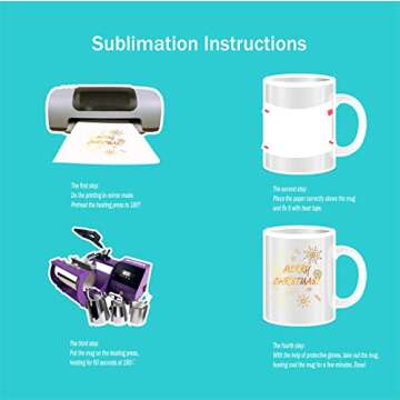 RAINBOWTIE 11oz Sublimation Mugs - Set of 12 - Customizable