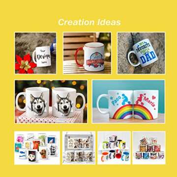 RAINBOWTIE 11oz Sublimation Mugs - Set of 12 - Customizable