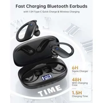 NDO Wireless Earbuds with Bluetooth 5.3 and IPX7 Waterproofing