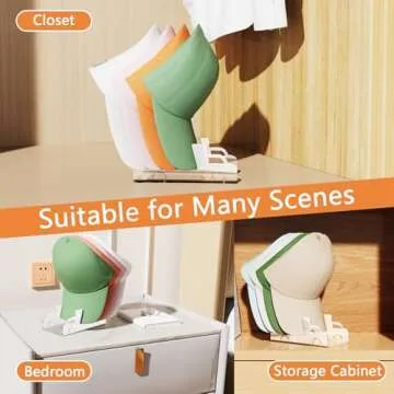 Liatinbo 2 Pack Acrylic Hat Rack for Baseball Caps