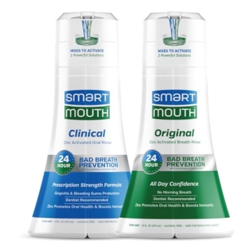 SmartMouth DDS Activated Clinical Mouthwash & Original Activated Mouthwash - Adult Mouthwash for Fre...