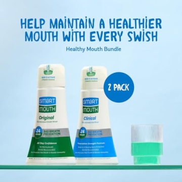 SmartMouth Fresh Breath Mouthwash - Clinical & Original Flavors