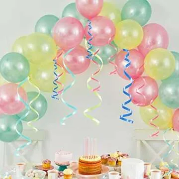 30 Roll 15 Colors Curling Ribbons for Crafts Bows Present Wrapping Florist Wedding Party Festival Art Craft Decor, Separate Rolls, 11 Yards Per Roll, 3/16 Inch Wide 3/16" - Set1