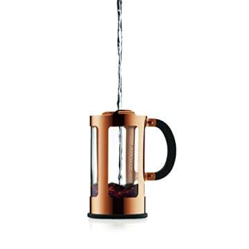 Bodum 11172-18 8 Cup Chambord French Press Coffee Maker, 34 oz, Copper