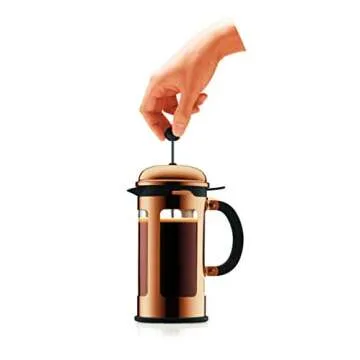 Bodum 11172-18 8 Cup Chambord French Press Coffee Maker, 34 oz, Copper