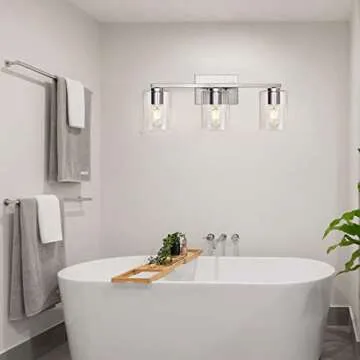 Elegant DRNANLIT 3-Light Vanity Light Fixture for Home