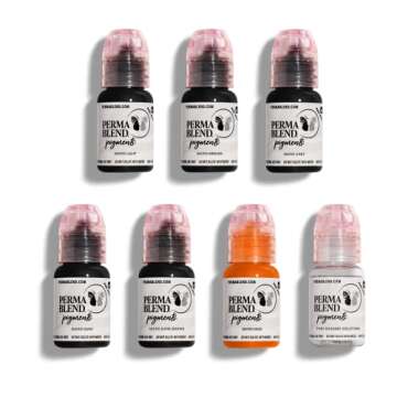 Perma Blend Permanent Makeup for Scalps - Microblading Pigment Kit, 0.5 oz