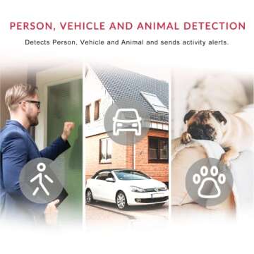 YI 2pc Smart Home Camera, 1080p WiFi IP Indoor Security Surveillance System with 24/7 Emergency Resp...