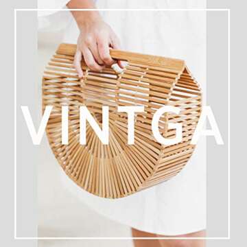 Vintga Bamboo Bags: Stylish Summer Straw Handbags