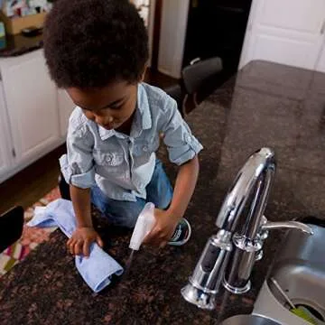 BETTER LIFE Granite Cleaner and Polish - Stone Countertop Cleaner for Marble, Quartz, Slate, Concrete Surfaces or Floors - Streak-Free Granite Stain Remover - 16oz (Pack of 2) Pomegranate/Grapefruit