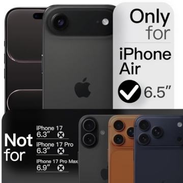 JETech Magnetic Slim Case for iPhone 17 Air, Compatible with MagSafe, Ultra-Thin Lightweight Minimal...