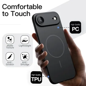 JETech Magnetic Slim Case for iPhone 17 Air