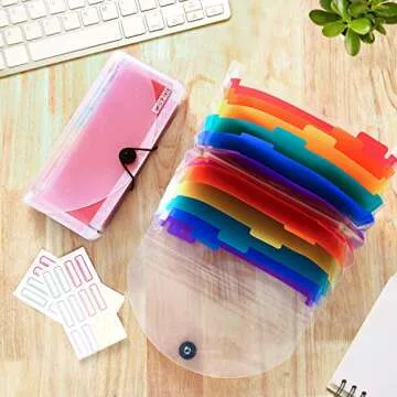 13 Pockets Accordion File Organizer for Efficient Storage