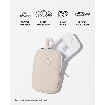 Touchland Touchette Zippered Pouch for Stylish Sanitization