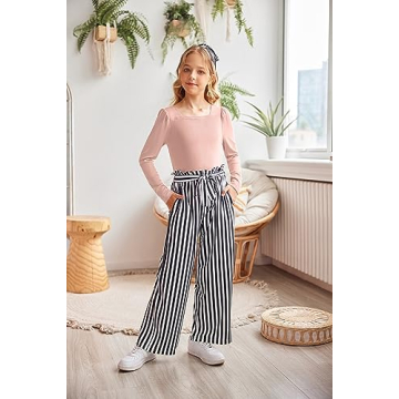 Arshiner Girls Clothing Sets Cute 3 Pcs Outfit 8-10 Years