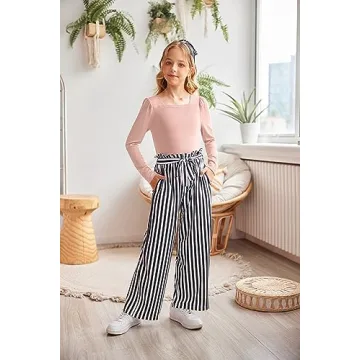 Arshiner Girls Clothing Sets Cute 3 Pcs Outfit 8-10 Years