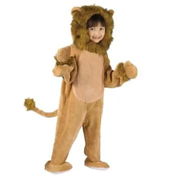 Fun World Cuddly Lion Toddler Costume with Tail and Hood