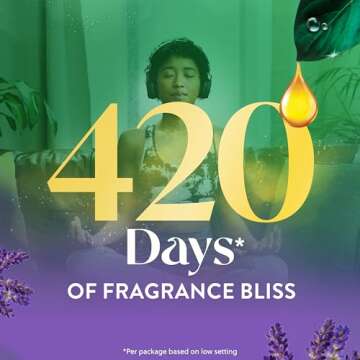 Air Wick Plug in Scented Oil Refill, 7 ct, Lavender, Air Freshener, Essential Oils