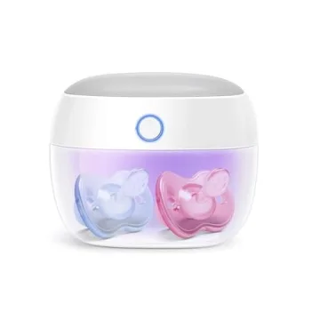 Papablic Portable Pacifier Sanitizer - Quick UV Light Cleaning for Parents