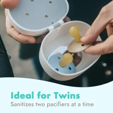 Papablic Portable Pacifier Sanitizer - UV Light Case