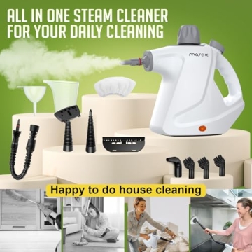 Powerful Handheld Steam Cleaner with Accessories