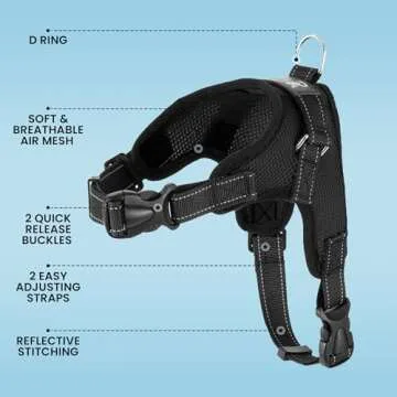 Copatchy Dog Harness for Small Dogs - No Pull Vest