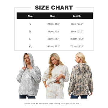 Lauweion Women’s Oversized Camo Hoodie for Cozy Style