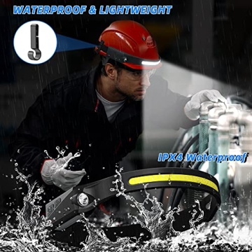 UUYEE 3-Pack Rechargeable LED Headlamp with Motion Sensor