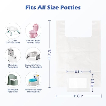 Convenient Disposable Toddler Potty Bags for Travel