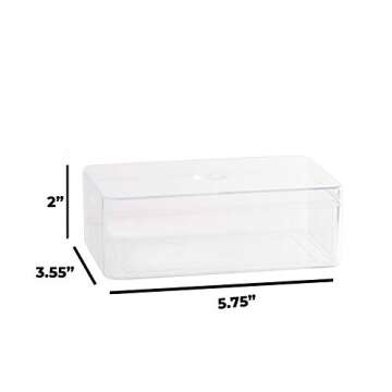 Hammont Acrylic Box Party Favor Gift Boxes - Elegant Clear Storage Solution for All Occasions