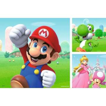 Ravensburger Super Mario Puzzle, Gift Idea for Children 5+ Years, Educational and Stimulating Game, ...