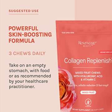 Reserveage Collagen Replenish Chews for Beauty and Care