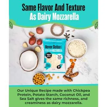 Dairy Free Cheese Variety Pack of Vegan Mozzarella and Cheddar