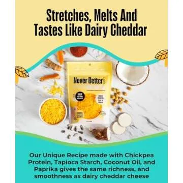Dairy Free Cheese Variety Pack of Vegan Mozzarella and Cheddar