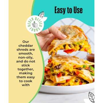 Dairy Free Cheese Variety Pack of Vegan Mozzarella and Cheddar