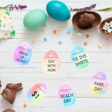 Easter Egg Tokens 60 Pack - Perfect for Kids' Celebrations