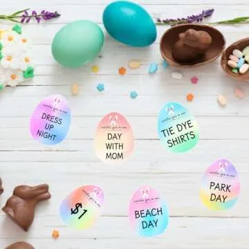 Easter Egg Tokens 60 Pack - Perfect for Kids' Celebrations