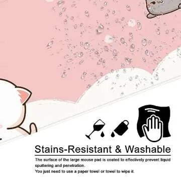 Amrgik Kawaii Mouse Pad XL Durable & Stylish for All